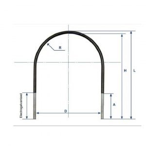 75X : Standard U for Air Tank Clamp