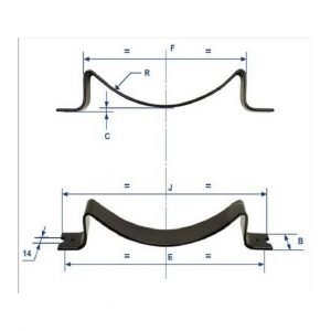 76X : Standard Support for Air Tank Clamp